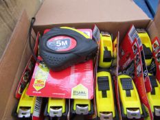Dekton 5m x 19mm tape measure, new and packaged.