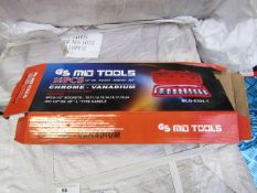 10 Piece MLG Tools socket set with ratchet handle, new and boxed