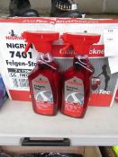 7x 750ml Nigrin wheel spray, new and boxed.