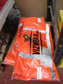 Vizwear hi vis jacket, size 4XL, new and packaged.