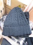 12x Accessories beanie hats, all new. Each RRP £9.99 totalling this lot at £119.88