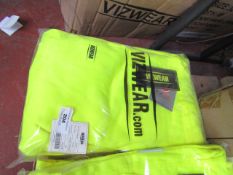 Vizwear hi vis cargo trousers, size 3XL, new and packaged.