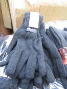 12x Pairs of thermal gloves, Tog 1.7, new and packaged. RRP Each £9.99