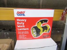 Auto Care heavy duty lantern, new and boxed.