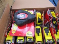 Dekton 5m x 19mm tape measure, new and packaged.