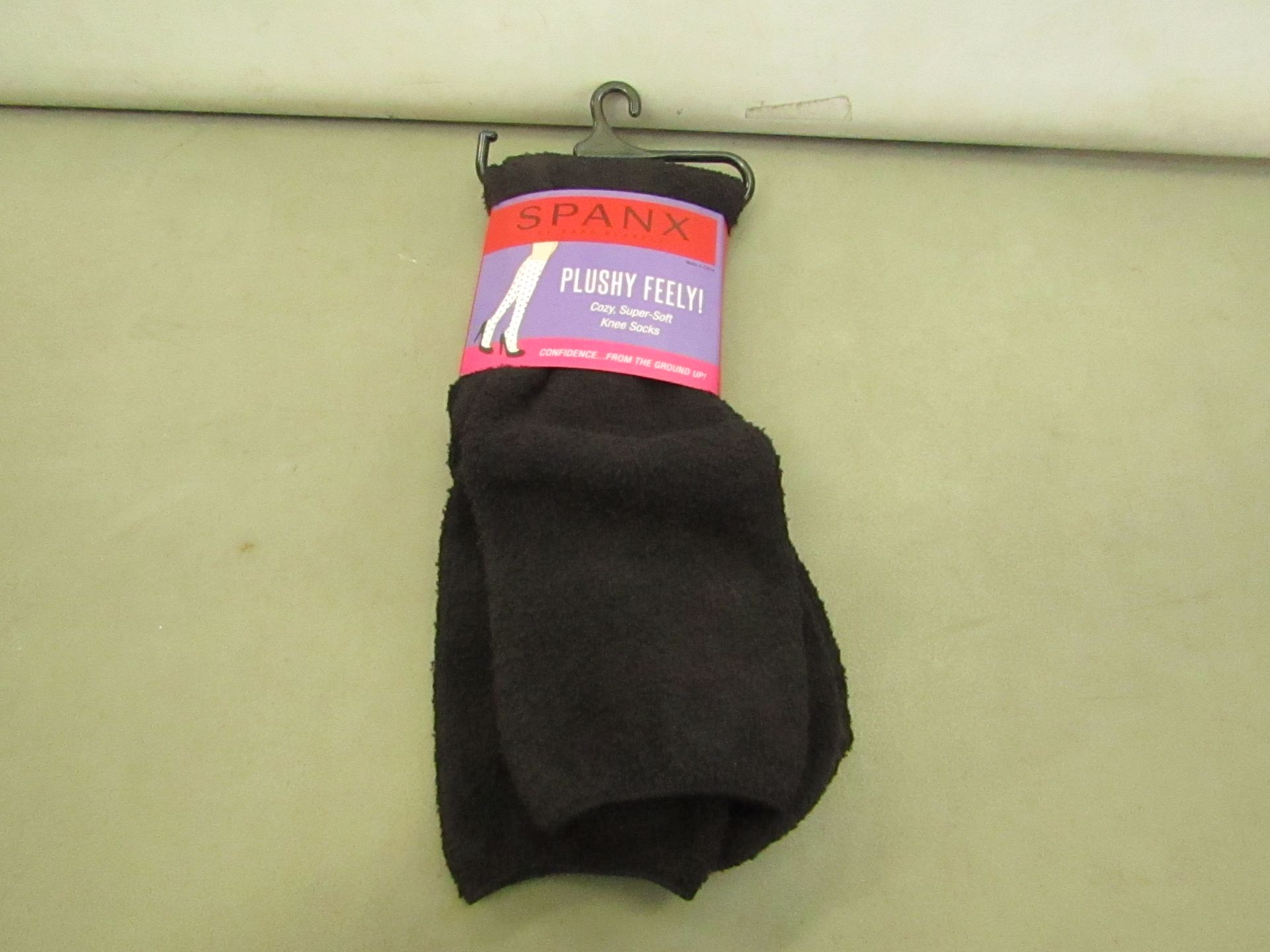 3 x Spanx by Sara Blackely Plushy Feely Knee Socks Black one size RRP £10 each new & packaged