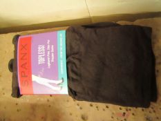 3 x Spanx by Sara Blackely Topless Fuller Calf Trouser Socks Bittersweet one size RRP £5 each on