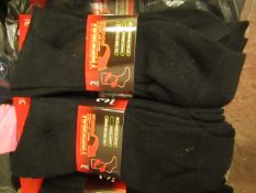 6 X Pairs of Mens Thermal Socks (Full Terry for comfort) size 6-11 new in packaging