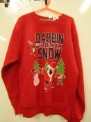 Mens Xmas Sweat Jumper size XL see image