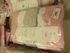 4 x packs of 5 per pack Girls 100% Cotton Crop Tops size 10-11 yrs RRP £5 each new & packaged