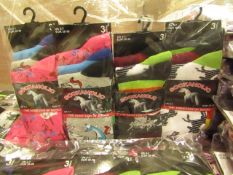 12 X Pairs of Ladies Sockaholic Design Socks size 4-7 new in packaging