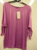 Next Ladies Tie Sleeve Top size 20 new with tag