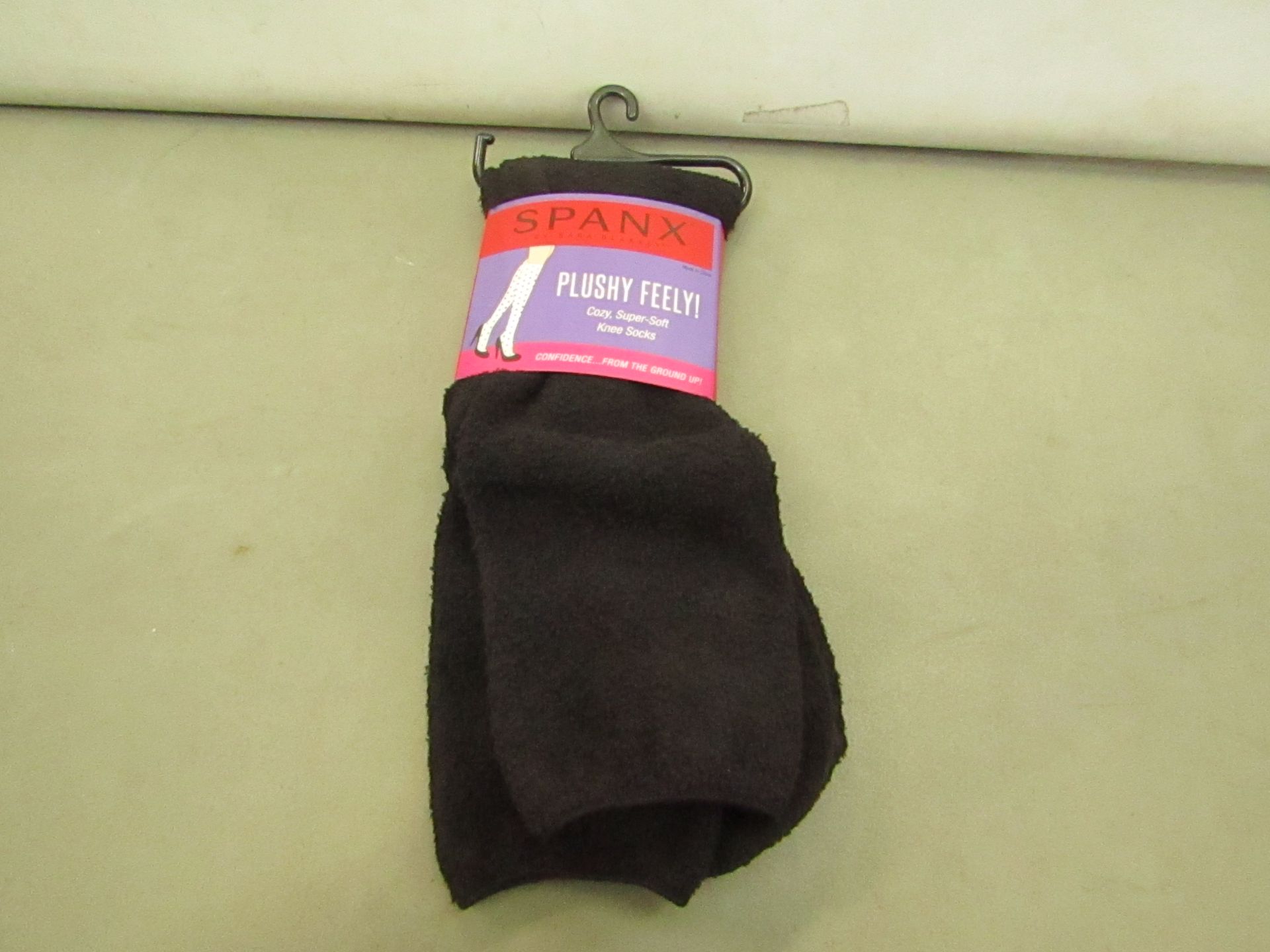 3 x Spanx by Sara Blackely Plushy Feely Knee Socks Black one size RRP £10 each new & packaged