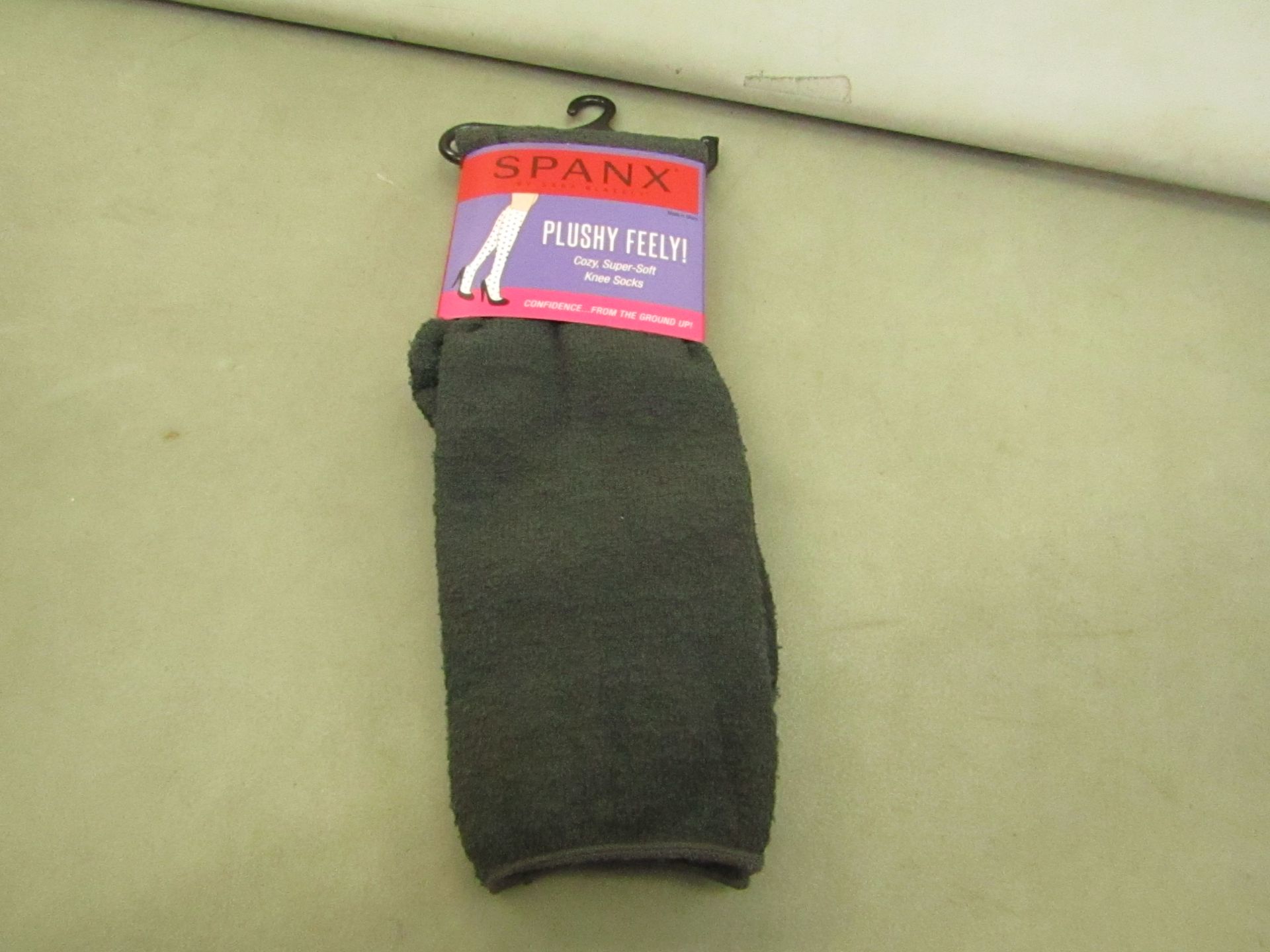 3 x Spanx by Sara Blackely Plushy Feely Knee Socks Grey one size RRP £10 each new & packaged