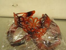 12 x Tortoise Shell Headbands  RRP £3.50 each @ Claire's Accessories new & packaged
