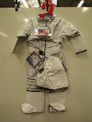 Adventure Factory Astronauts Space Flight Jumpsuit with Helmet & Belt age 3-4 years RRP £24.99 new