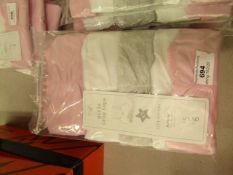 5 x packs of 5 per pack Girls 100% Cotton Crop Tops size 13-14 yrs RRP £5 each new & packaged