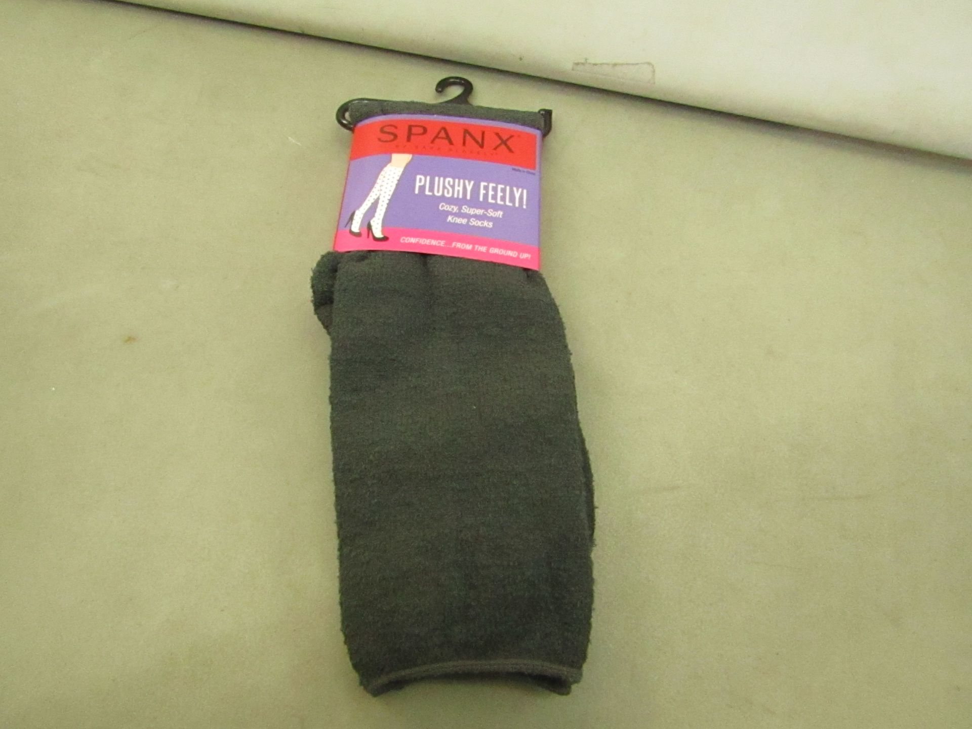 3 x Spanx by Sara Blackely Plushy Feely Knee Socks Grey one size RRP £10 each new & packaged