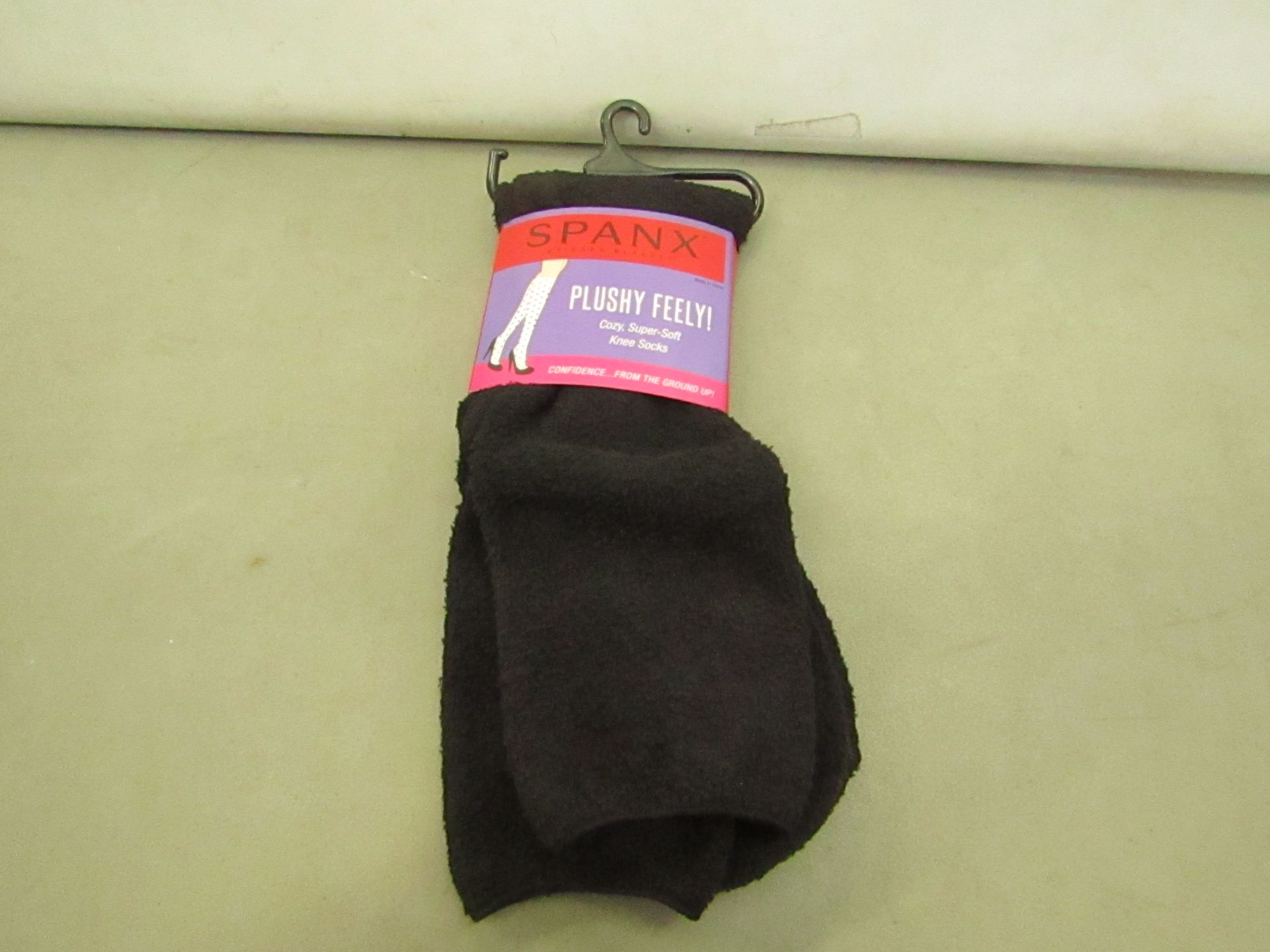 3 x Spanx by Sara Blackely Plushy Feely Knee Socks Black one size RRP £10 each new & packaged