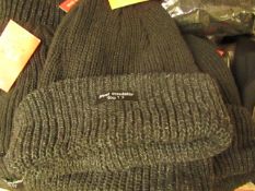 5 X Chunky Knit Fleece Lined Heat Insulate Tog 1.7 Hats RRP £9.99 each all new with tags