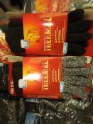 4 X Pairs of Heat Insulator Thermal Gloves Tog Rating 2.3 Extra Thick Yarn, all new in packaging