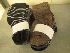 5 x packs of 5 pairs per pack Kids Socks size 6-8 new & packaged
