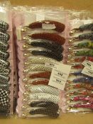 12 x  Decorative Hair Banana Hair Claws RRP £3.50 each @ Claire's Accessories new see image for