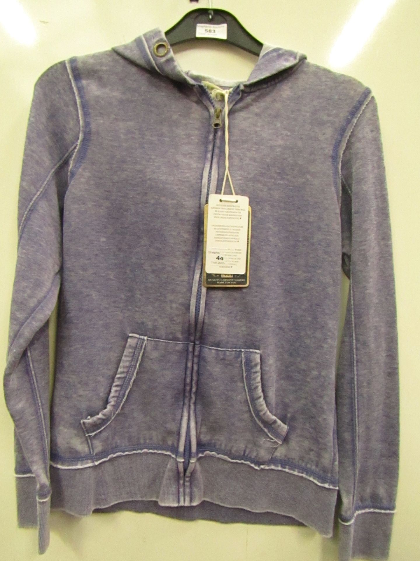 Brave Soul Ladies Full Zip Hoodie size S new with tag