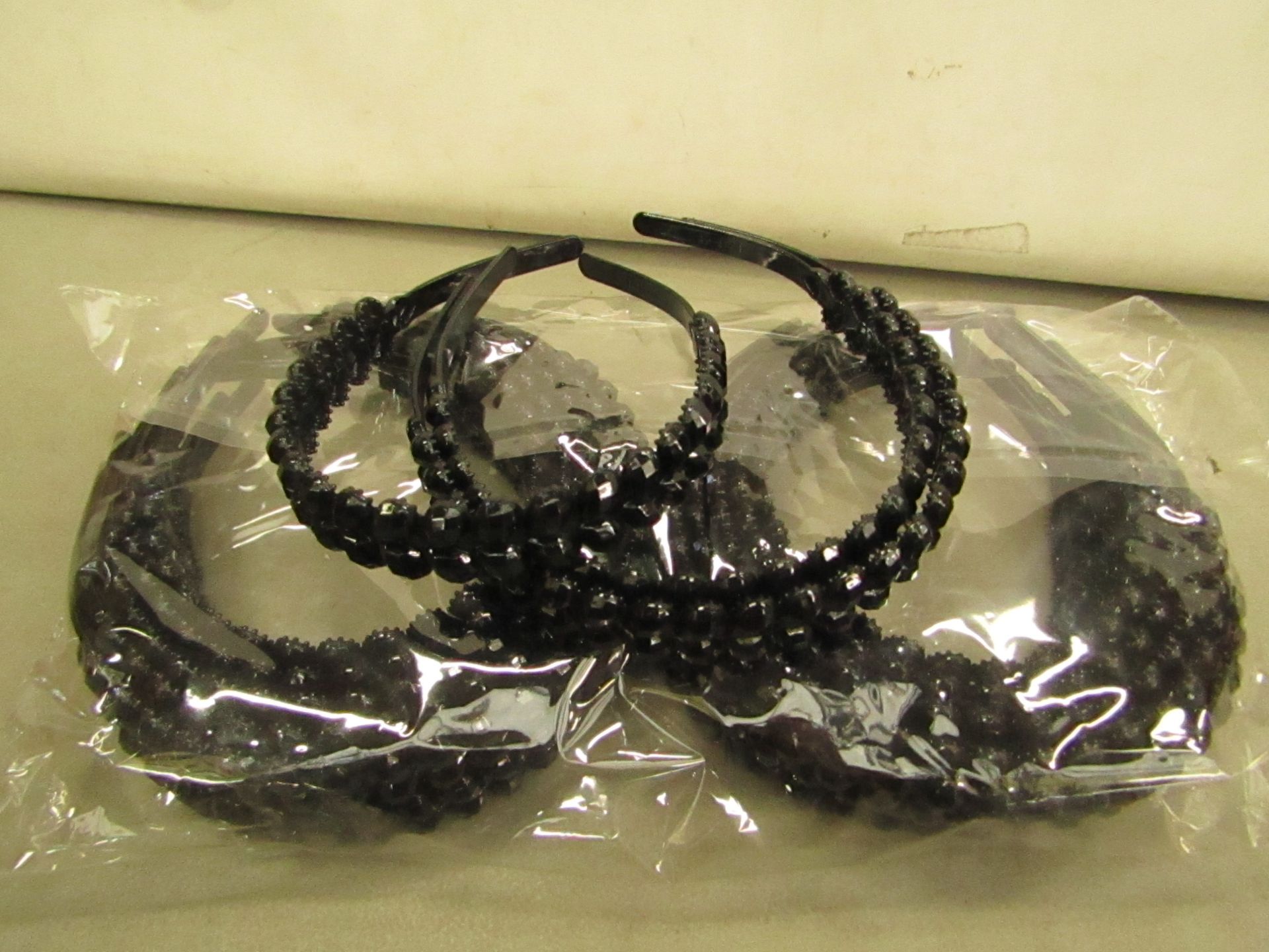 20 x Black Bead Effect Comb Headband Similar Product RRP £2.50 each @ Claire's Accessories New