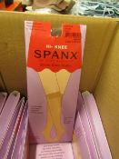 3 packs Spanx by Sara Blackely HI-Knee Sheer Socks Cocoa one size 2 pairs per pack RRP £8 each on