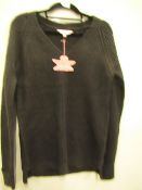 Board Angels Ladies Dark Grey Jumper size 12 with tag