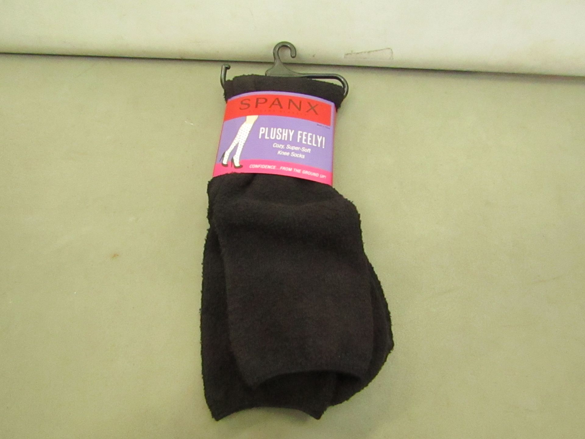 3 x Spanx by Sara Blackely Plushy Feely Knee Socks Black one size RRP £10 each new & packaged