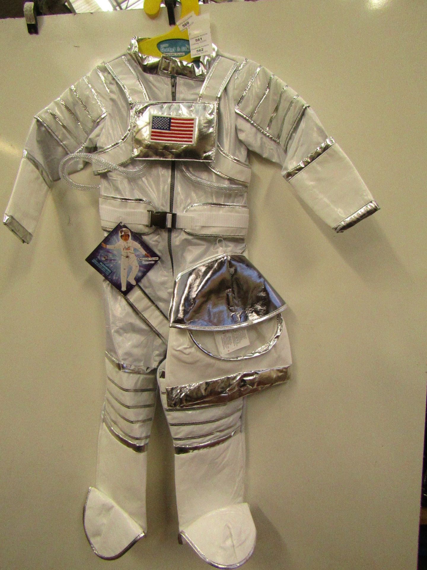 Adventure Factory Astronauts Spece Flight Jumpsuit with Helmet & Belt age 5-6 years RRP £24.99 new