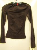 Spanx on Top & In Control Bittersweet Classic Long Sleeve Scoop Neck Top size S (8/10) RRP £29.99 on