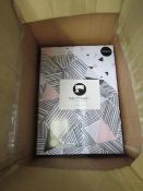 Sanctuary Bailey Multi Coloured Reversible Duvet Set Single,100% Cotton New & Packaged