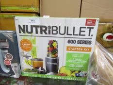 | 1x | NUTRIBULLET 600 SERIES | UNCHECKED AND BOXED | NO ONLINE RE-SALE | SKU C5060191462198 |