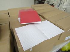 Box of 100 Exercise Books. New & Boxed. See Image