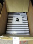 Sanctuary Harper Mono Kingsize Reversible Duvet Set,100 % Cotton New & Packaged