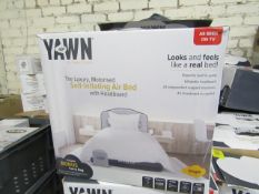 | 1x | YAWN AIR BED SINGLE | UNCHECKED AND BOXED | NO ONLINE RE-SALE | SKU C5060541515659 | RRP £