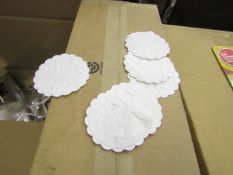 Box of 5000x 8 ply absorbent cocktail coasters, new and boxed.