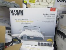 | 1x | YAWN AIR BED DOUBLE | UNCHECKED AND BOXED | NO ONLINE RE-SALE | SKU C5060541515666 | RRP £
