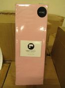 Sanctuary Fitted Sheet With Deep Box Kingsize Blush 100 % Cotton New & Packaged