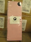 Sanctuary Fitted Sheet With Deep Box Superking Blush 100 % Cotton New & Packaged