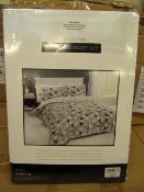 Sanctuary Bailey Multi Coloured Duvet Set Kingsize 100% Cotton New & Packaged