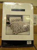 Sanctuary Bailey Multi Coloured Duvet Set Superking 100 % Cotton New & Packaged