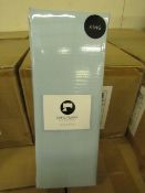 Sanctuary Fitted Sheet With Deep Box Duck Egg Kingsize 100 % Cotton New & Packaged