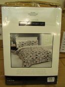 Sanctuary Bailey Multi Coloured Duvet Set Kingsize 100% Cotton New & Packaged