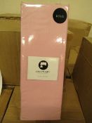 Sanctuary Fitted Sheet With Deep Box Kingsize Blush 100 % Cotton New & Packaged