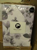 Sanctuary Elissia Purple Reversible Duvet Set Single 100 % Cotton RRP £49.99 New & Packaged