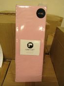 Sanctuary Fitted Sheet With Deep Box Kingsize Blush 100 % Cotton New & Packaged